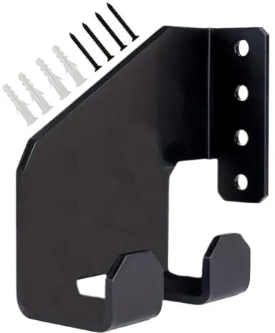 Pzuryhg Chainsaw Wall Mount Holder, Heavy Duty Garage Storage Holder, Carbon Steel Space-Saving Design Garage Tool Storage Rack for Chain Saw, Hand Saw, Shovel, Oil Pot, Workshop Equipment