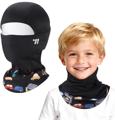ICOCOPRO Kinder Sturmhaube Winter, Warm Balaclava Winddicht Gesichtsmaske Skimaske Sturmmaske für Jungen Mädchen