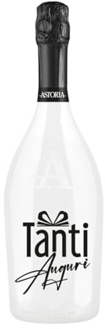 BRANDGIFT.IT Bottiglia Personalizzata Compleanno Astoria Spumante Brut 75 Ml Perlage Fine Persistente Sapore Fitto Ed Equilibrato Bottiglia Prosecco Personalizzata Per Brindisi Originali