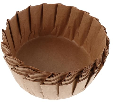 Alipis 50 Piezas Unidades Papel Horno Ecológico para Freidora Aire Forros Antiadherentes Resistentes Alta Temperatura Papel Desechable para Muffins Pasteles y Queso