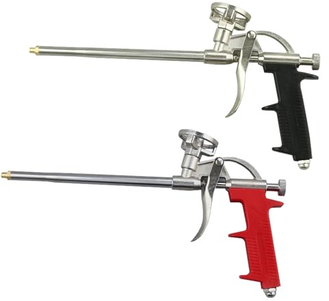 2pcs Foam Gun Expanding Foaming Guns Spray Foam Gun PU Foaming Gun Insulating Applicator Professional Foam Filler Tools Heavy Duty PU Foaming for Caulking Filling Sealing Windows DIY Projects