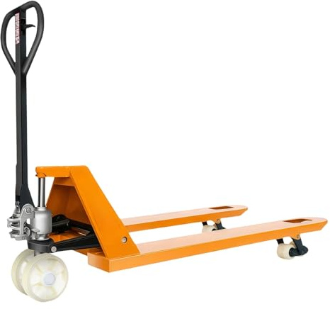 WANGHAI-666 Transpaleta Industrial Transpaleta Manual con válvula de 3 Posiciones for Operaciones Carga y Descarga(3000kg,Pequeño)