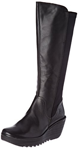 Fly London Women's YEVE779FLY Boots, Black, 5 UK