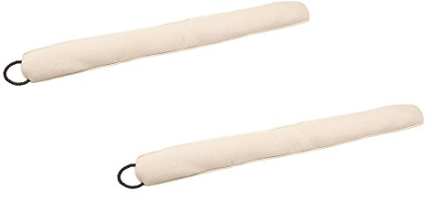Frost King DS2 Door or Window Draft Stop Cloth Seal, 3-Feet, Beige (Pack of 2)