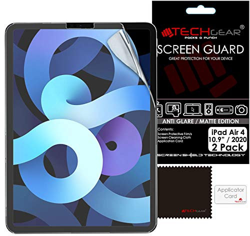 TECHGEAR [2 pezzi] iPad Air 5 Proteggi Schermo Opaco - Antiriflesso Pellicole Protettive Opaca [Senza Bolle] Designata per iPad Air 10.9 (5/4 Generazione) 2022/2020
