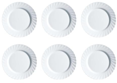 Luminarc Trianon 6 Plato Llano Opal 24,5cm Opal Apto Microondas Apto Frigorífico Reciclable