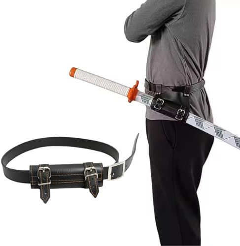CULEO Sacs à arme de sports de combat Ceinture porte-épée 1 pièce, pour les amateurs de samouraï, ceinture solide, confortable à porter, accessoire parfait pour recréer, accessoires de ceinture