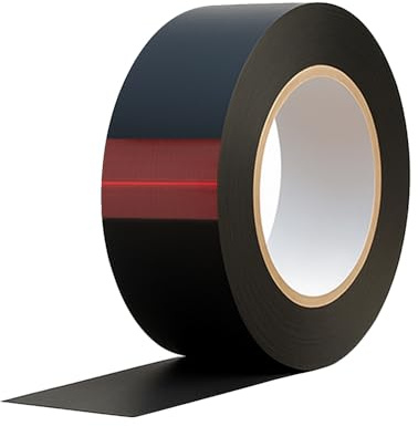 Contra Tech Ruban de protection pour terrasse et bois, noir, rouleau de 25 m, autocollant, résistant aux UV, pour structure en bois et aluminium, largeur 50 à 200 mm, protection contre l'humidité pour