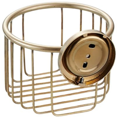 Porta rotolo da toilette vintage in - Cesto dispenser a filo metallico in per carta,porta carta rustica stabile accessorio decorativo bagno