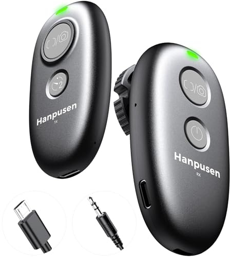 for Fujifilm Camera Rechargeable Remote Shutter Release - Wireless Remote Control for Fujifilm X-M5/X-E5/X-T50/X-S20/XF10/X-E4/XS-10/GFX100RF/GFX100II/X-T200/XT-100/X-A5/X-H1, No Disposable Batteries