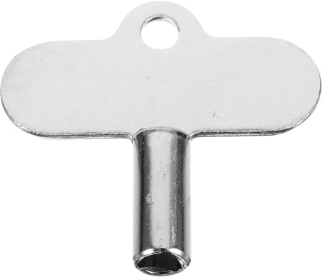 MAGICLULU Llave de Purga para Radiador Pequeño de Aleación de Zinc, Herramienta Manual para Válvula de Ventilación y Purgador de Aire, Uso en Calefacción y Fontanería Doméstica