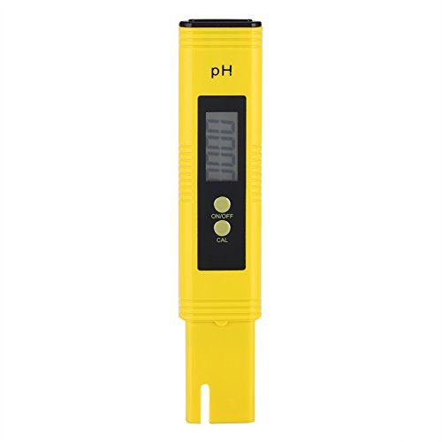 PH metro digitale, penna tester PH Portatile schermo LCD risoluzione 0,01ph calibratura automatica 0.00爾?4.00爏piaggia di misura ph tester digitale per acquario piscina di acqua idroponica Laboratorio
