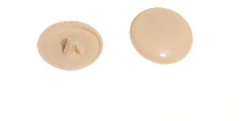 120 x POZI Push ON Screw Cap Covers Beige to FIT No. 6 & No. 8 Screws