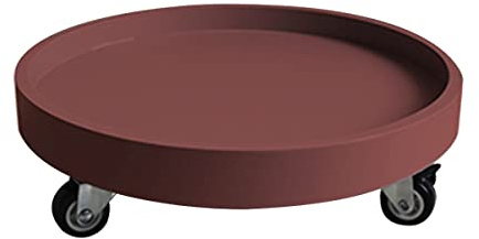 YXCKG Sottovaso con Ruote 30 Cm 40 Cm 50 Cm 60 Cm Carrello Portavasi Supporto per Piante in Plastica con Ruote Portavasi Tondo su Carrello A Rulli Utilizzare per Interni Ed Esterni