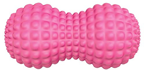 SELEWARE Palla massaggiante a forma di arachidi, doppia sfera per massaggio lacrosse, per schiena, collo, spalle, colonna vertebrale, gambe, fianchi, tessuto profondo, palla per massaggio muscolare,