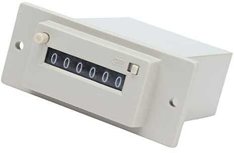 Contador de Pulsos de 220 V Ca CSK6-YKW, Totalizador de Pulsos Industrial de 6 Dígitos, Rango de Conteo de 0‑999999 para Máquina