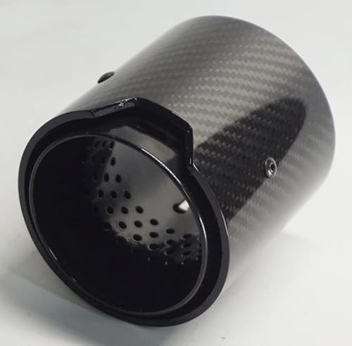 Auspuffblenden Für BMW 3er 4er Serie Auspuffblenden M Schalldämpferrohr 1 Stück In 60mm/63mm/67mm/70mm Out 93mm Länge 90mm Auspuffrohr (Farbe : E IN60-OUT 93mm)