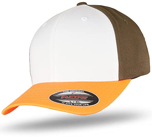 Flexfit Basecap Baseball Cap Kappe im Bundle mit UD Skull Bandana in vielen Farben