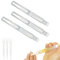 3 stylos d'huile de cornée vraiment réutilisables de 6ml réutilisables stylos vides pour un complément facile d'huile de Jojoba/vernis à ongles/vernis à cheveux
