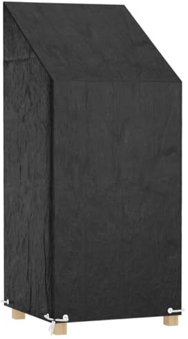 vidaXL Abdeckung für Gartenstuhl 8 Ösen 65x65x110/150 cm Polyethylen