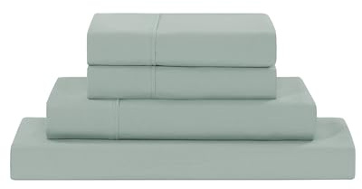 Modern Threads Soft Microfiber Solid Bedding Sheets - Luxurious Microfiber Bed Sheets - Includes Flat Sheet, Fitted Sheet with Deep Pockets, & Pillowcases Smoke King