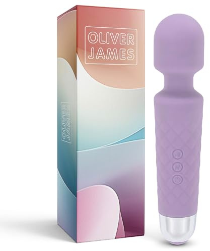 Vibratore Sessuale per Donna - Massaggiante Personale Con 8 Velocità e 20 Modalità - Stimolatore Punto G - Dildo vibrante, Vibratorepunto squirt Giocattoli Sessuali - Oliver James (Foschia di lavanda)