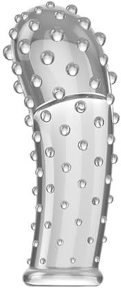 EYVRPAU Mangas para dedos para parejas, mangas suaves para masaje de dedos, juguetes para cubrir los dedos fáciles de llevar