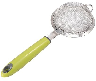 Amosfun Edelstahl Mehlsieb Sichter Fettbehälter Feinmaschiges Sieb Teefilter Sieb Für Die Küche Küchensieb Filtersieb