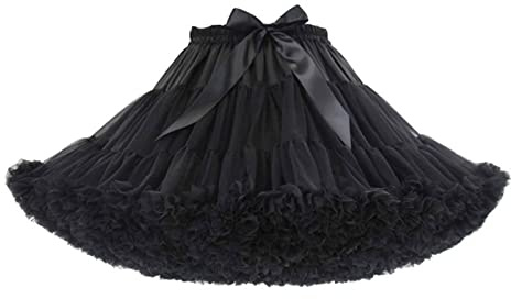Jupe Tulle Femme Bouffante- Jupe Courte Vintage-Tutu Danse Classique A-Line Taille Haute Elegante Ballet Danse Princesse Party PlisséE FêTe Party Bal Rock Soiree Carnaval Halloween Jupes