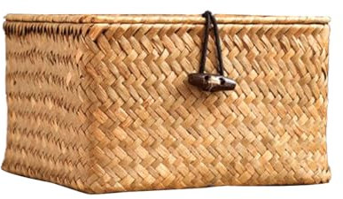 mophrati Scatola di immagazzinaggio ipoallergenica antipolvere Facile accesso e smistamento per la decorazione di casa e ufficio Ampia applicazione sicura, 26 * 26 * 17 CENTIMETRI