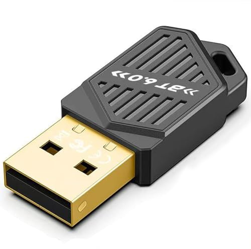 Dongle Bluetooth 6.0, Clé Bluetooth PC USB Adaptateur Bluetooth Longue Distance/150M, Plug&Play, Faible Latence, for Windows 11/10/8.1