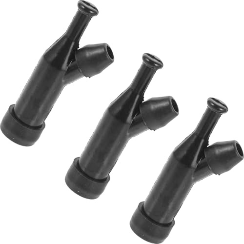 HEMOTON Lot de 3 Capuchons de Bougies d'Allumage pour Générateurs Essence 3Kw-5Kw 168F/170F Plastique Résistant à la Chaleur Vibrations Compatibles Pompe à Eau et Tondeuse Accessoires