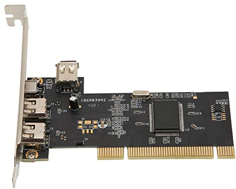 SUNGOOYUE 1394 Firewire-Karte, PCI Express zu Externem IEEE High Speed ​​3-Port-Adapter-Controller, mit 400 Mbit/s Datenübertragungsrate, für Desktop-PC und DV-Verbindung