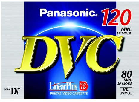 Panasonic AY-DVM80FE Cassettes Mini DV 80 minutes Qualité standard
