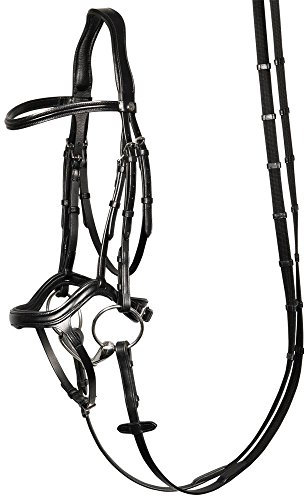 Harry's Horse Hoofdstel Anatomic, Farbe:schwarz, Größe:Full