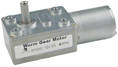 CHACNS 370WG Elektromotor 12V DC 6RPM Hochdrehmoment Untersetzungsgetriebe Schneckengetriebemotor Nesting Machine Smart Equipment für DIY-Teile
