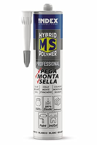 Hybrid Montagekleber weiß 290ml Polymer Qualität Dichtstoff Baukleber Sockelleistenkleber Seistenkleber Kartusche Kraftkleber für innen & außen