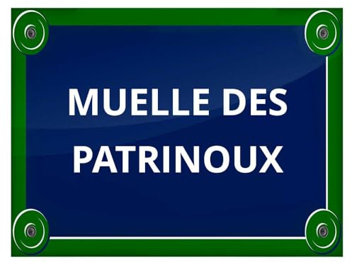 Targa da strada stile Parigi personalizzata – Stampa del tuo testo su una targa decorativa ispirata alle vie parigine – Idea regalo originale e d’arredo