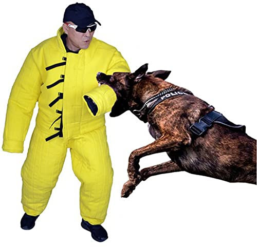 Training Hundeschutzkleidung – Hundetrainingsanzug – Körperschutz Hundetraining Bissanzug Jacke für Hundetraining Bissschutz,XL