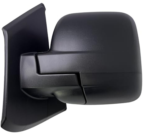 Spieg Außenspiegel Links für Renault Trafic, Opel Vivaro, Nissan NV300, Fiat Talento 2014-2021 Manuell Einklappbar, Genarbt Schwarz, 5 PIN