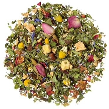 TEA SHOP - Infusión Magic Alkaline 100g - 50 Tazas - Infusión a Granel - Relajante con Melisa, Romero, Lavanda y Jengibre - Propiedades naturales: Ayuda a mantener el equilibrio y bienestar