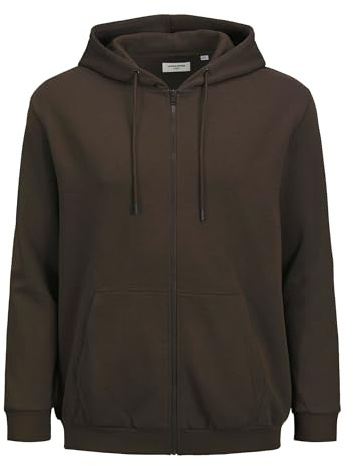 JACK & JONES Jjebradley-Felpa con Cappuccio e Cerniera, Colore: Noos, Pacciamatura, M Uomo