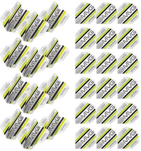 WINMAU Prism Alpha Michael Van Gerwen MVG Dart-Flights, 10 Sets pro Packung (insgesamt 30 Dartflight)