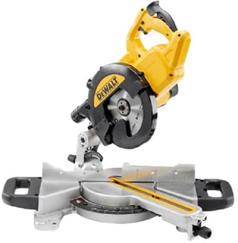Scie à onglets radiale 1400W - DEWALT - DWS774EXB-QS