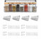 Kempt Wall Mounted Spice Rack for Inside Cupboard, Wall Mounted Kitchen Shelf, No Drill Metal Shelves, Self-Adhesive Fridge Storage, Cupboard Storage (4)