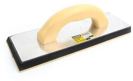 Trowel for Joints - Made of Aluminium and Plastic, Dimensions 100 x 300 mm, Ideal for Uniform finishes on Surfaces. *