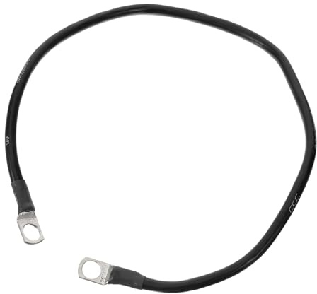 Anneome 0.5m Cavo Batteria Con Terminali Da Realizzato in Ottone Per Collegamenti Marini e Veicoli Compatibile Con Inverter Di Potenza e Camper