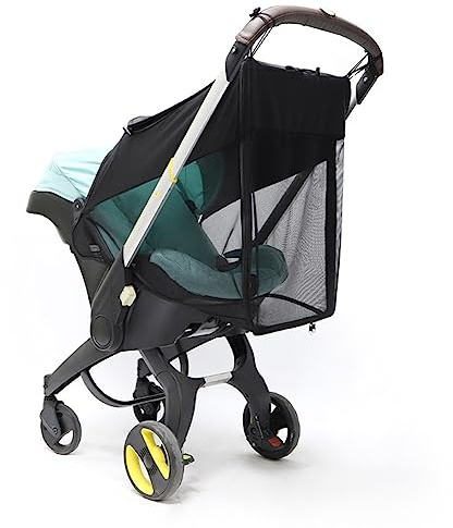 2 en 1 parasol y mosquitero para cochecito compatible con Doona 360° parasol cochecito transpirable cubierta de sol para asiento de coche anti UV UPF 50+ parasol Landau Capot toldo para capazo