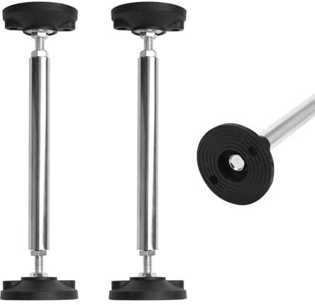 2 Aste Telescopiche Di Supporto, 38-52 cm Aste Telescopiche di Supporto Regolabili, Puntelli Telescopici Regolabili Per Pensili, Mobili Da Bagno, Mobili Tv(Capacità Di Peso 300 Kg)