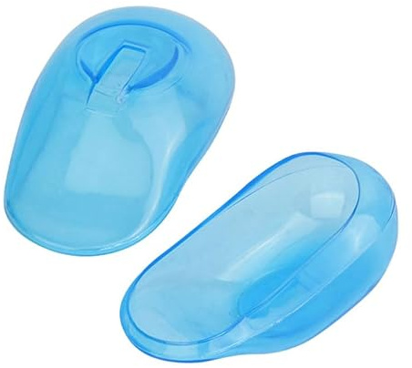 2 Pcs Protector Ear Covers,Waterproof Hair Dye Ear Shield,Ears Cap Shields Reusable Protectors Ears Cover Caps for Salon, Barber